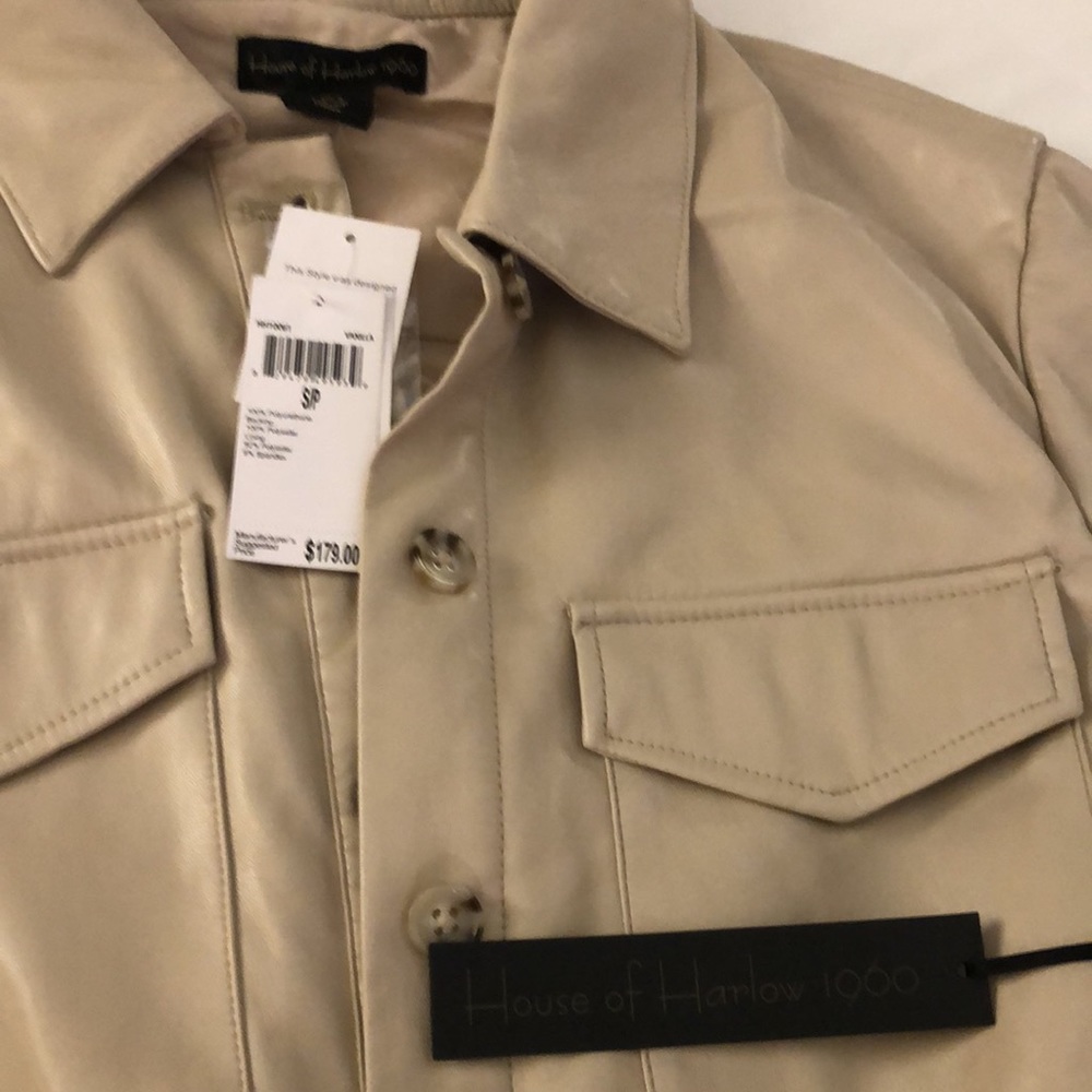 House of Harlow 1960 Faux Leather. Vanilla color. New with Tags - Picture 4 of 12